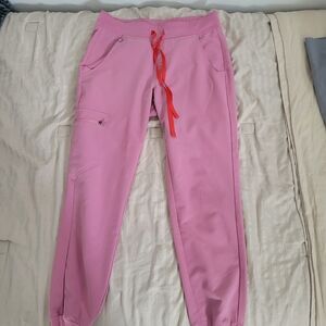 Figs Pink Technical Collection Pants